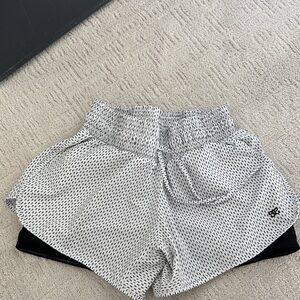 Albion Black and White Athletic Shorts